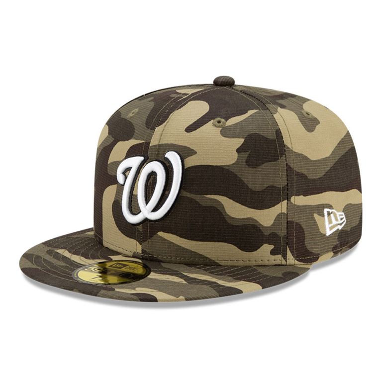 Gorras New Era 59fifty Camuflados - Washington Nationals MLB Armed Forces 14872ITKV